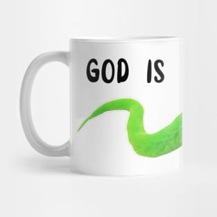 God is Watching Mug